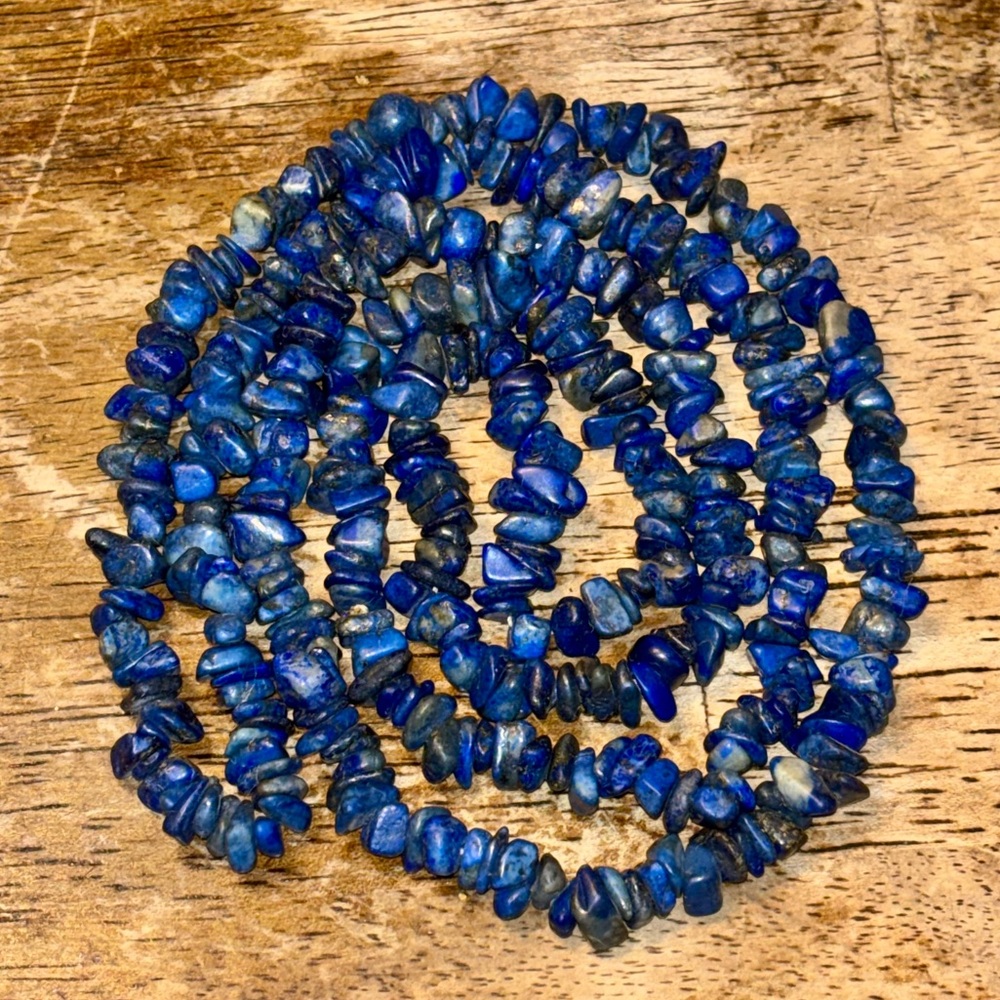 Genuine Lapis Lazuli Necklace Estate